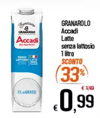 Granarolo - Accadi Latte Senza Lattosio Granarolo - Accadi Latte Senza Lattosio