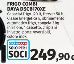 Daya - Frigo Combi DSCB170XE