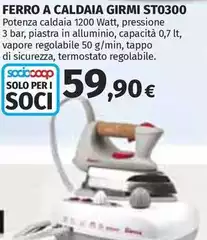 Girmi - Ferro A Caldaia ST0300 Girmi - Ferro A Caldaia ST0300