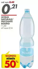 Boario - Acqua Naturale/Frizzante
