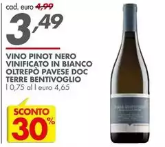 Pinot Nero - Vino  Vinificato In Bianco Oltrepò Pavese DOC