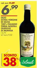 Oliva - Olio Extra Vergine Di 100% Italiano Terra Nostra Oleificio Di Moniga Oliva - Olio Extra Vergine Di 100% Italiano Terra Nostra Oleificio Di Moniga