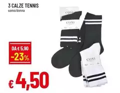 3 Calze Tennis 3 Calze Tennis