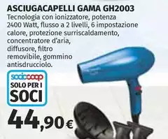 Gama healthcare - Asciugacapelli GH2003 Gama healthcare - Asciugacapelli GH2003