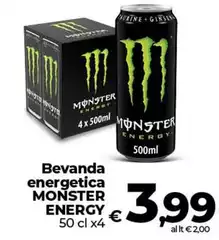 Monster energy - Bevanda Energetica