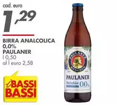 Paulaner - Birra Analcolica 0,0% Paulaner - Birra Analcolica 0,0%