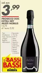Bassi - Prosecco DOC Extra Dry