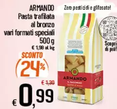 Grano armando - Pasta Trafilata Al Bronzo Grano armando - Pasta Trafilata Al Bronzo