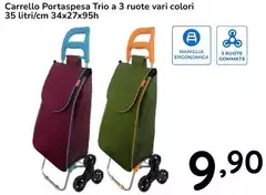 Carello Portaspesa Trio A 3 Ruote Carello Portaspesa Trio A 3 Ruote