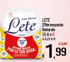 Lete - Effervescente Naturale Lete - Effervescente Naturale