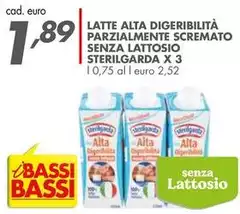 Sterilgarda - Latte Alta Digeribilità Parzialmente Scremato Senza Lattosio