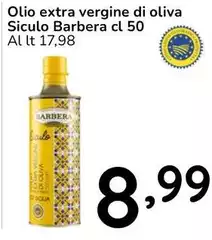 Barbera - Olio Extra Vergine Di Oliva Siculo