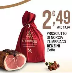 Renzini - Prosciutto Di Norcia L'umbriaco