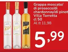 Villa Torretta - Grappa Moscato/Di Prosecco/Di Chardonnay/Di Pinot