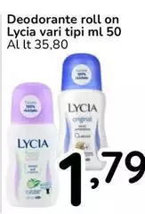 Lycia - Deodorante Roll On