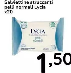 Lycia - Salviettine Struccanti Pelli Normali 