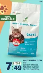 Happy Mineral Clean - Lettiera Minerale