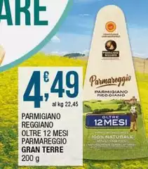 Reggiano - Parmigiano  Oltre 12 Mesi Parmareggio