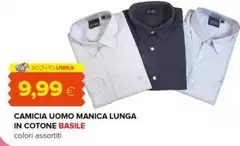 Basile - Camicia Uomo Manica Lunga In Cotone Basile - Camicia Uomo Manica Lunga In Cotone