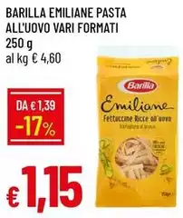 Barilla - Emiliane Pasta All'Uovo Vari Formati