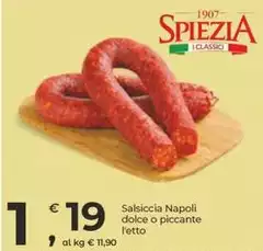 Spiezia - Salsiccia Napoli Dolce O Piccante