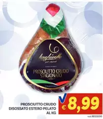 Prosciutto Crudo Disossato Estero Pelato