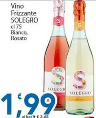 Solegro - Vino Frizzante Bianco, Rosato