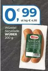 Wuber - Würstel Servelade