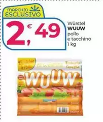 Wuuw - Würstel Pollo E Tacchino