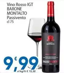 Barone - Vino Rosso IGT  Montalto Passivento