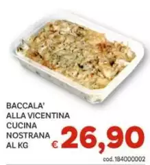 Cucina Nostrana - Baccala' Alla Vicentina