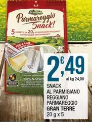 Parmigiano reggiano - Snack Al Parmigiano Reggiano Parmareggio
