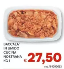 Cucina Nostrana - Baccala In Umido