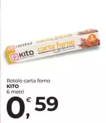 Kito - Rotolo Carta Forno Kito - Rotolo Carta Forno