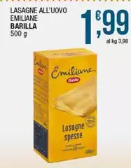 Barilla - Lasagne All'Uovo Emiliane Barilla - Lasagne All'Uovo Emiliane