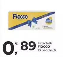 Fiocco - Fazzoletti 10 Pacchetti Fiocco - Fazzoletti 10 Pacchetti