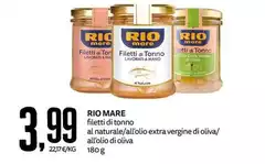 Rio Mare - Filetti Di Tonno Al Naturale/ All'Olio Extra Vergine Di Oliva/ All'Olio Di Oliva
