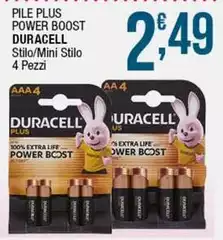 Duracell - Pile Plus Power Boost