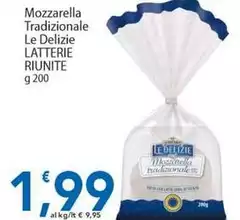 Riunite - Mozzarella Tradizionale Le Delizie Riunite - Mozzarella Tradizionale Le Delizie