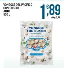 Arbi - Vongole Del Pacifico Con Guscio