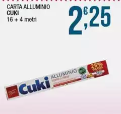 Cuki - Carta Alluminio Cuki - Carta Alluminio