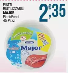 Major - Piatti Riutilizzabili Major - Piatti Riutilizzabili