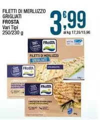 Frosta - Filetti Di Merluzzo Grigliati