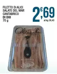 Di Dio - Filetto Di Alici Salate Del Mar Cantabrico