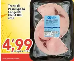 Ondablu - Tranci Di Pesce Spada Congelati