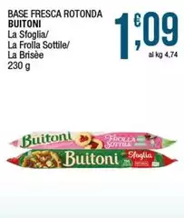 Buitoni - Base Fresca Rotonda Buitoni - Base Fresca Rotonda