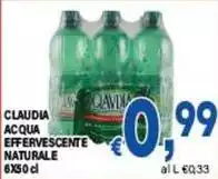 Claudia - Acqua Effervescente Naturale