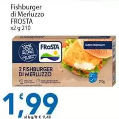Frosta - Fishburger Di Merluzzo