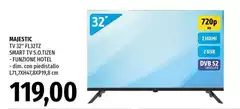 Majestic - Tv 32" FL32TZ Smart Tv S.O.TIZEN