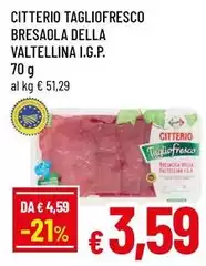 Citterio - Tagliofresco Bresaola Della Valtellina I.G.P.